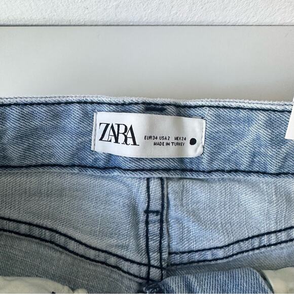 NWT ZARA MID-RISE BOYFRIEND JEANS - Picture 9 of 15